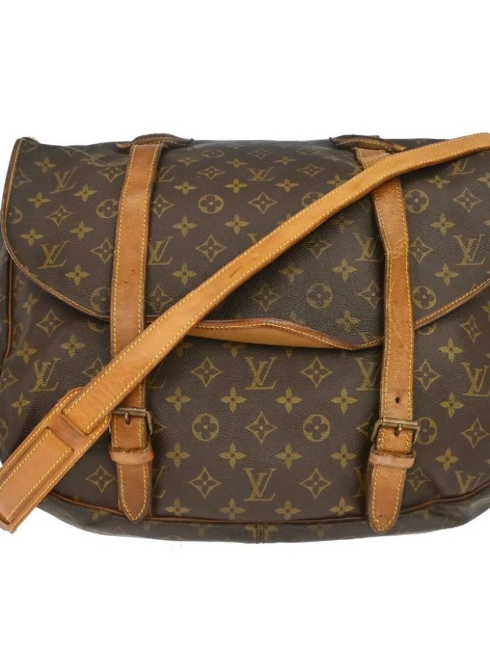LOUIS VUITTON MONOGRAM SAUMUR 43 MESSENGER BAG